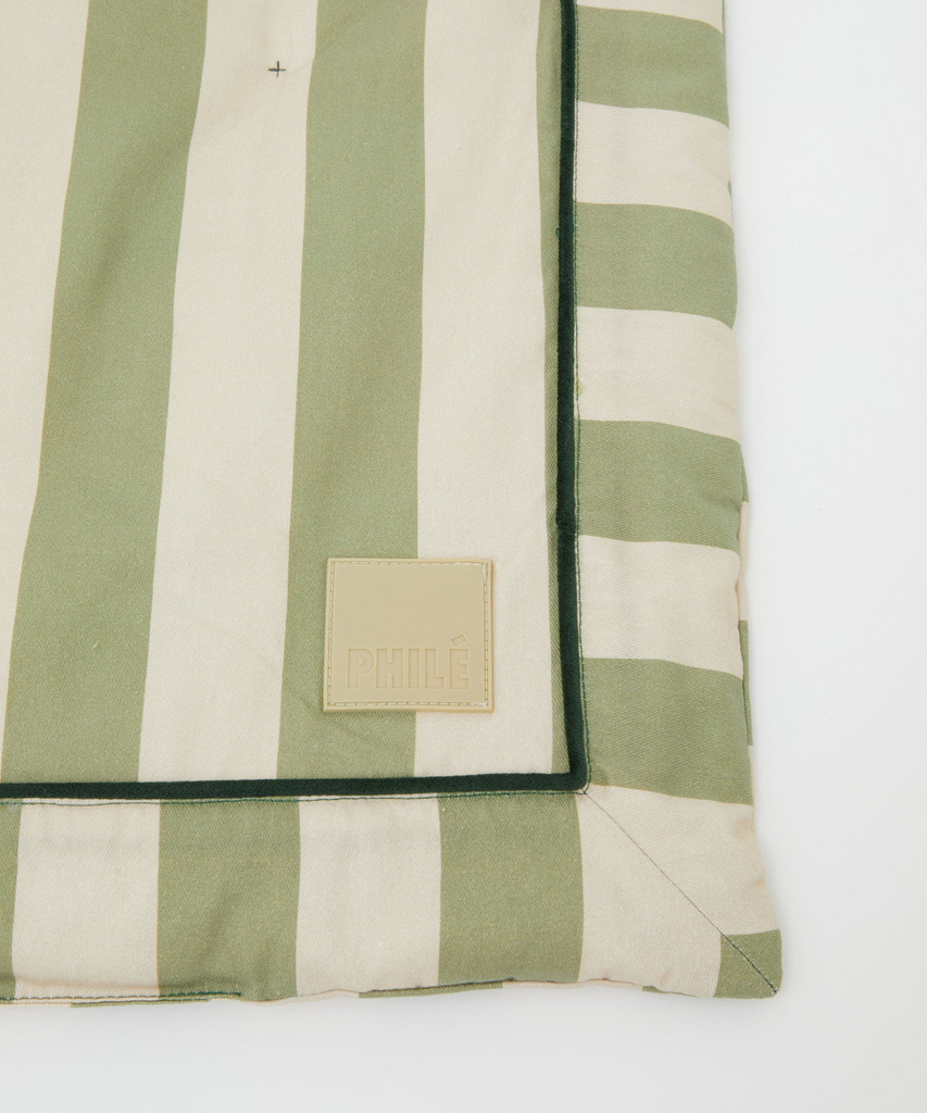 Philé - Play Mat - Green Striped *PRE ORDER - DUE LATE OCTOBER - EARLY NOVEMBER