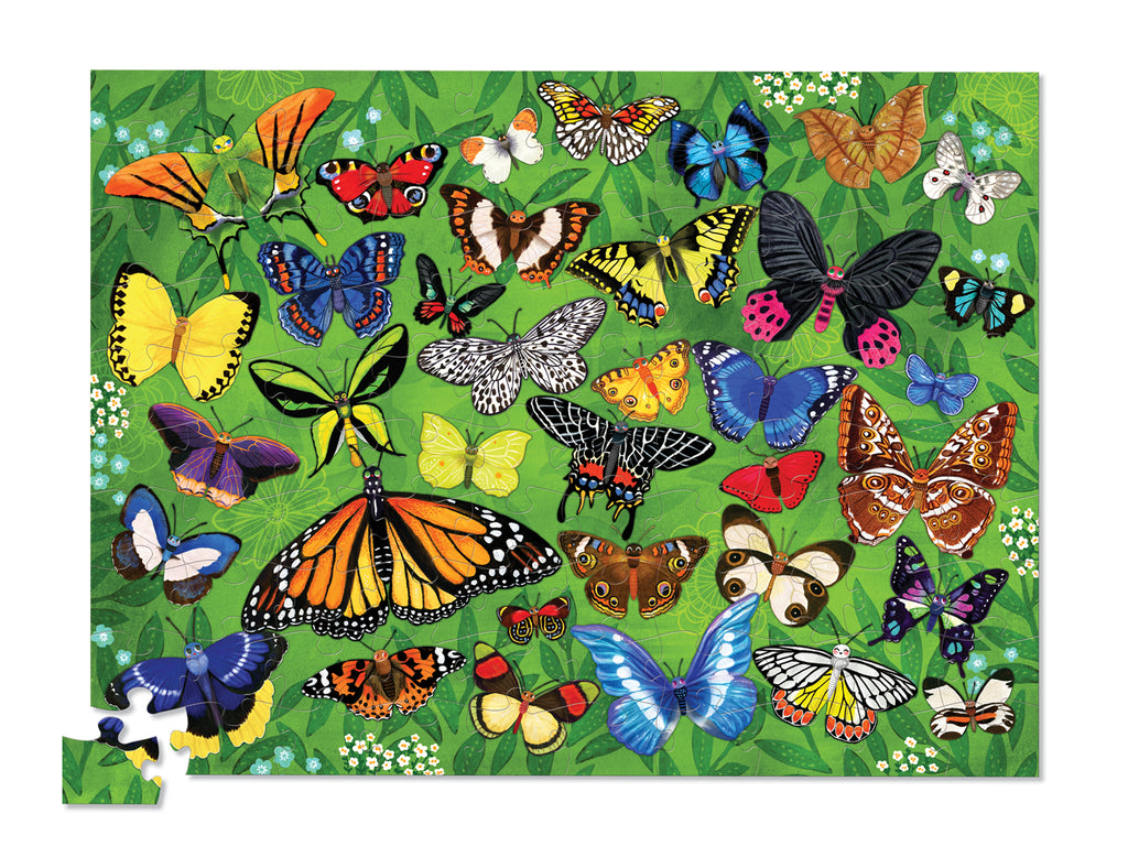 36 Animal Puzzle - Butterflies