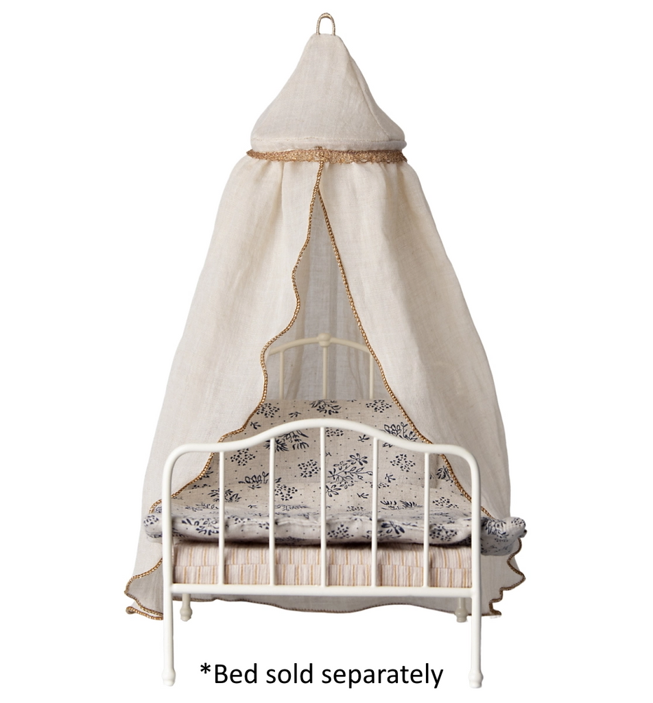 Maileg - Miniature Bed Canopy - Cream