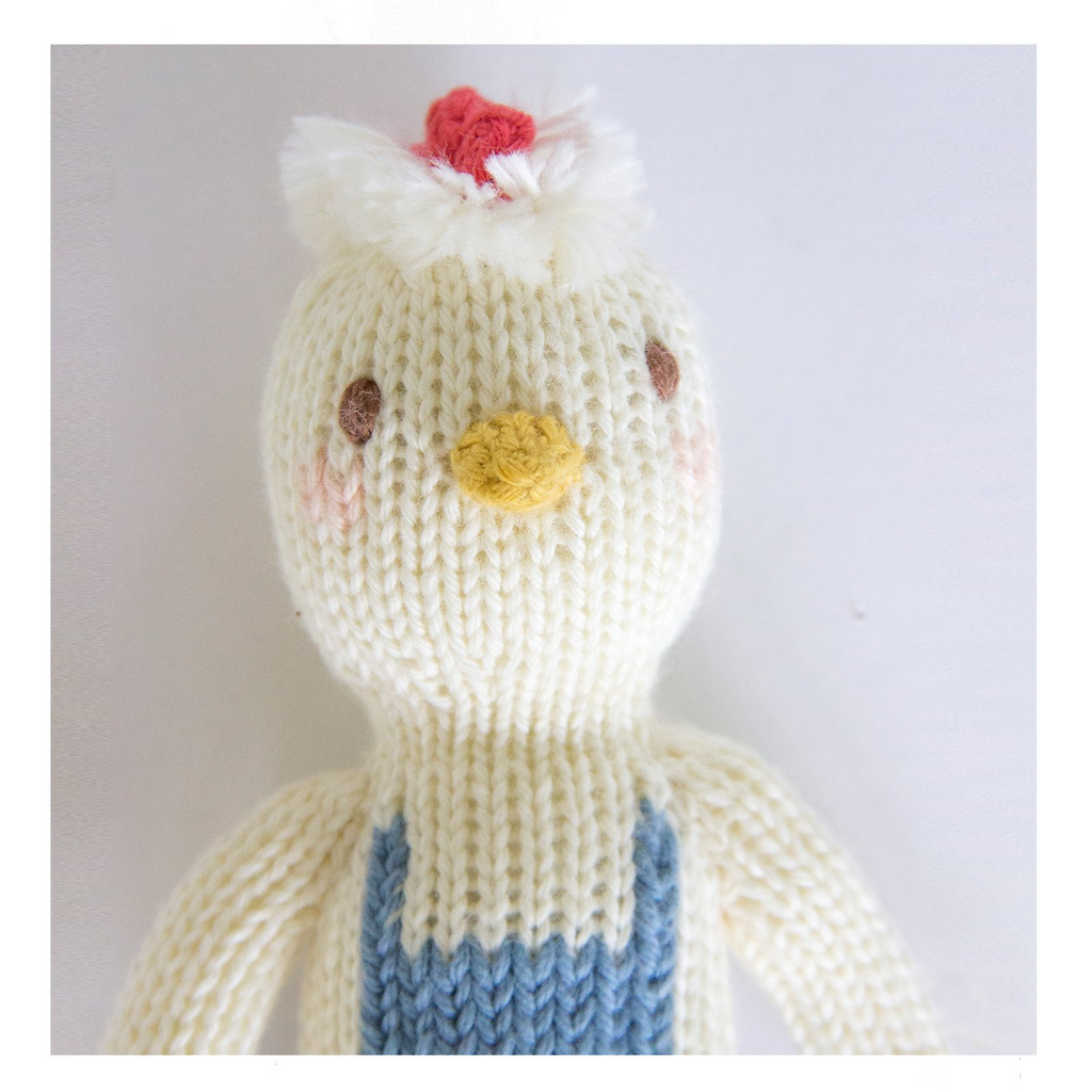 Knitted Rattle - Benedict Chicken